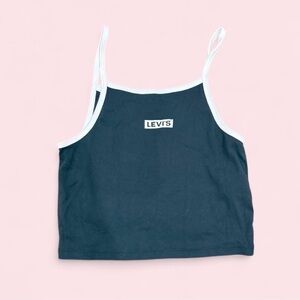 Levi's Navy Tank with White Trim